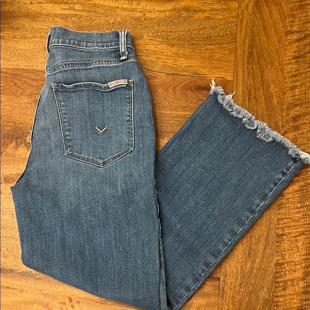 Hudson Jeans - Noa Cropped Denim with Frayed Hem